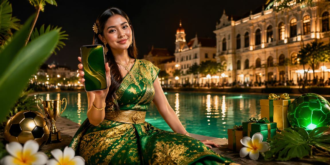Perempuan Indonesia mengakses aplikasi casino tangki4d dari smartphone